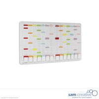 T-kort tavle, 16 kolonner med 32 pladser 60x101 cm