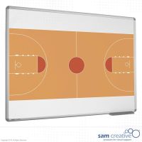 Whiteboard med basketballbane 60x90 cm