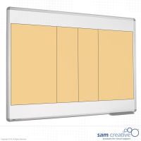 Whiteboard med volleyballbane 120x180 cm