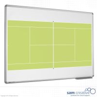 Whiteboard med tennisbane 60x90 cm