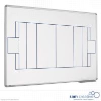 Whiteboard med vandpolobane 120x150 cm