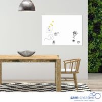 Whiteboard Flexible magnetisk 90x120 cm